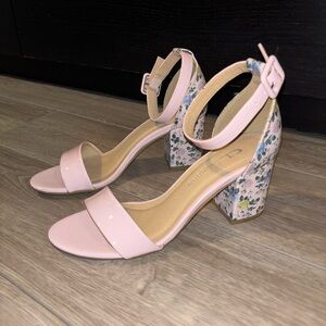 CL by Chinese Laundry Pink Floral Heels